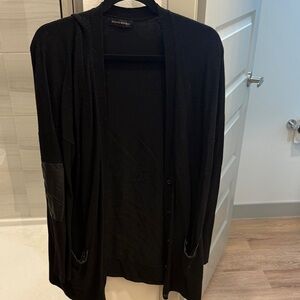 Banana Republic Black Open Cardigan